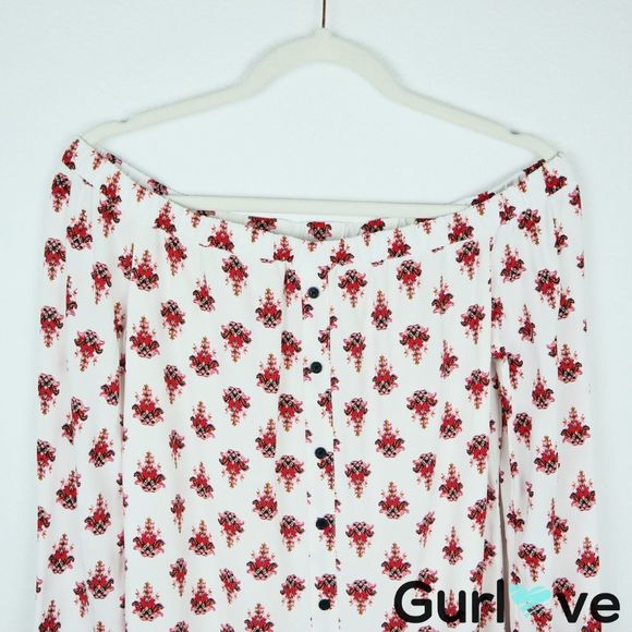 3/$25 Xhilaration Off The Shoulder Button Dress - Picture 5 of 6